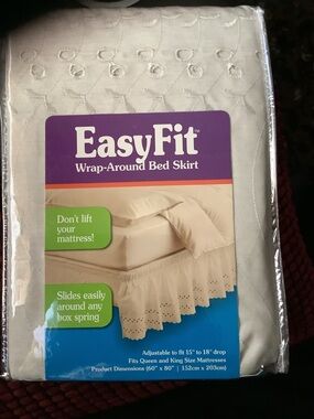 Wrap around bed skirt…